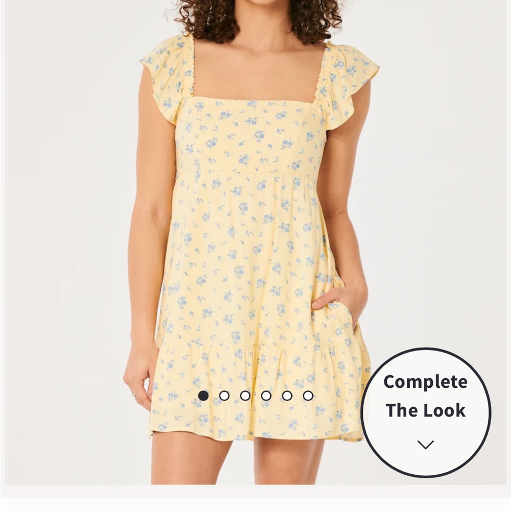 COPY - TIE-BACK FLUTTER SLEEVE MINI DRESS